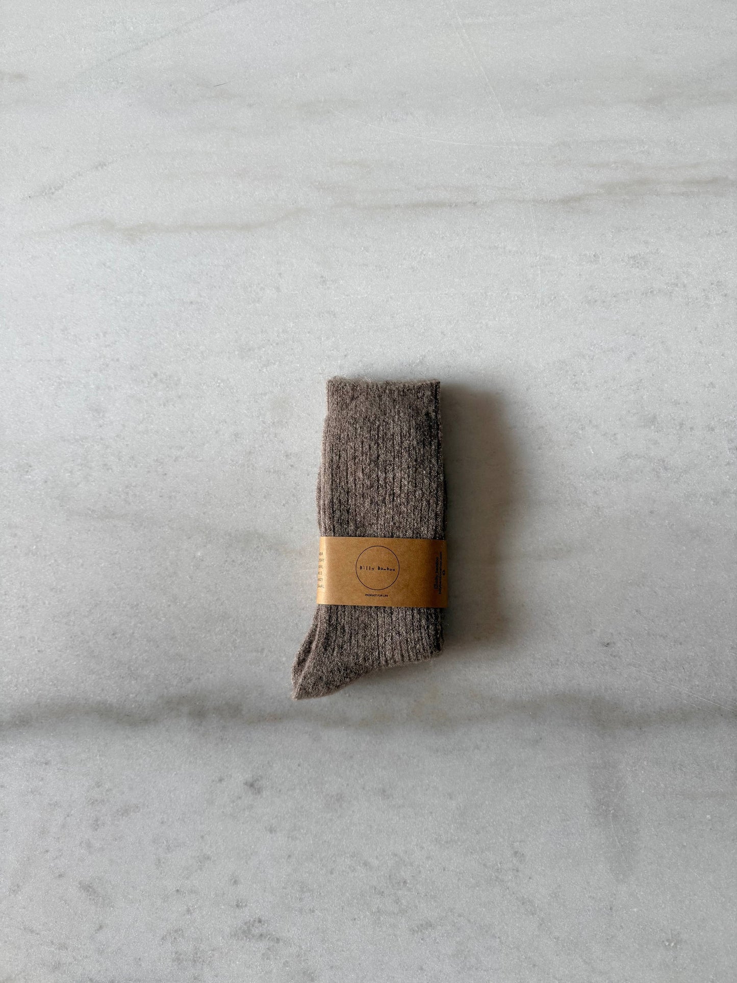 ALPACA CABIN SOCKS: Dark gray / S/M: Women’s  5 - 9 , Men’s 4 - 8.5