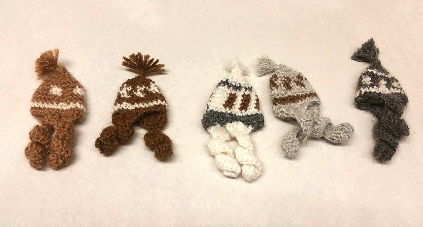 Alpacadorable Hand Made Baby Alpaca Ornaments: White / 3 inch
