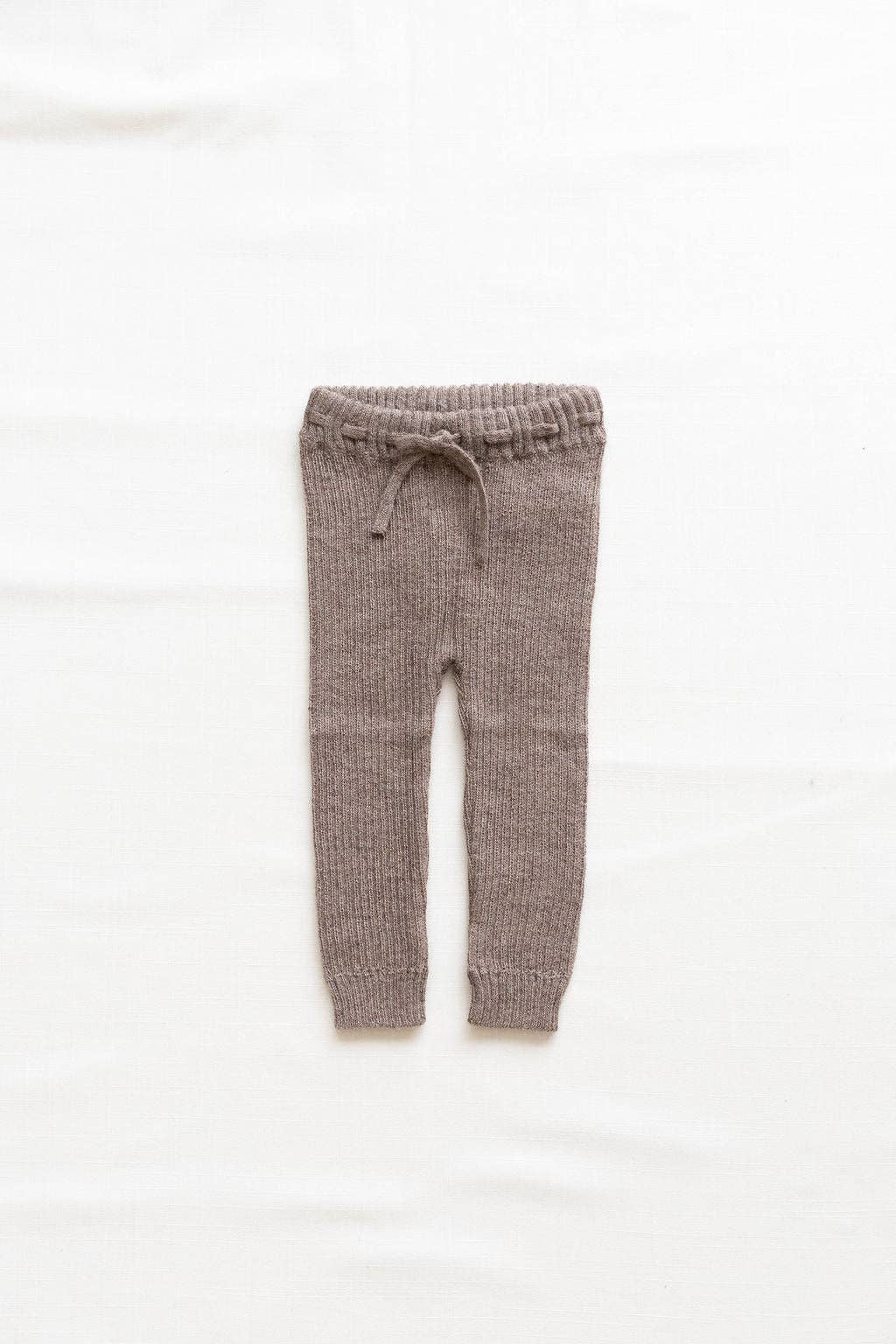 Baby alpaca pants - oat: 6/12