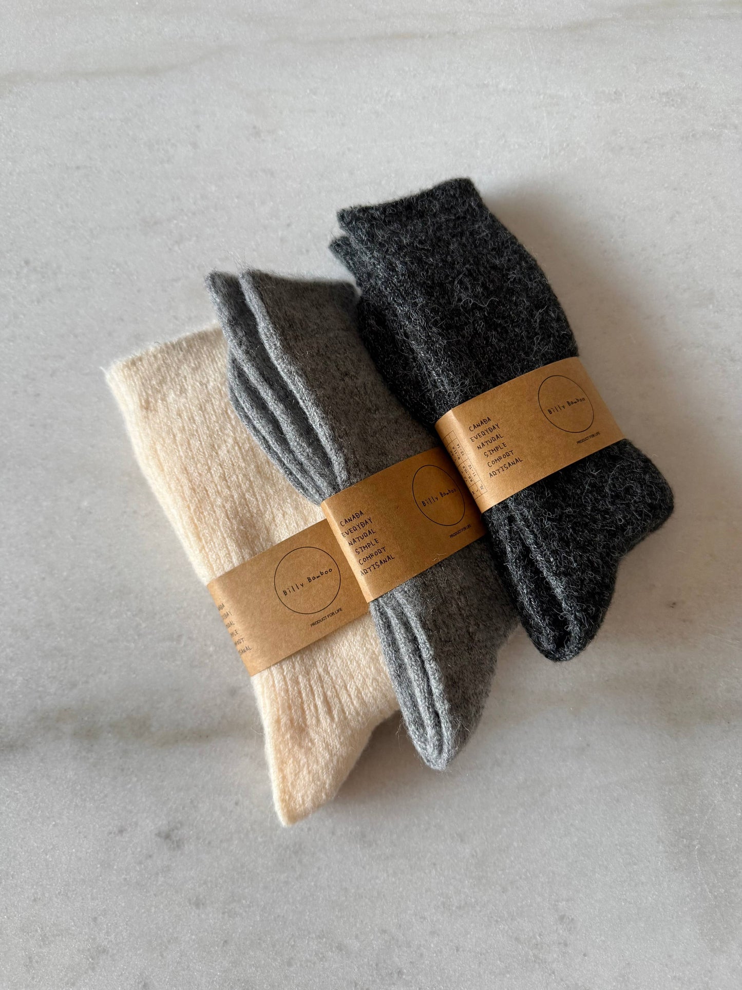 ALPACA CABIN SOCKS: Camel / S/M: Women’s  5 - 9 , Men’s 4 - 8.5