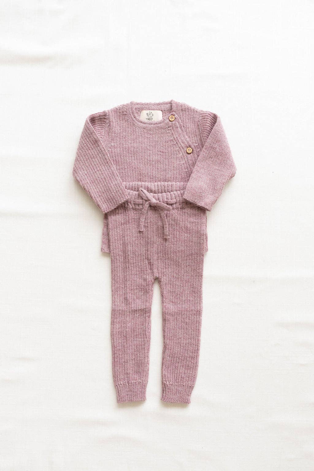 Baby alpaca pants - rose: 12/18