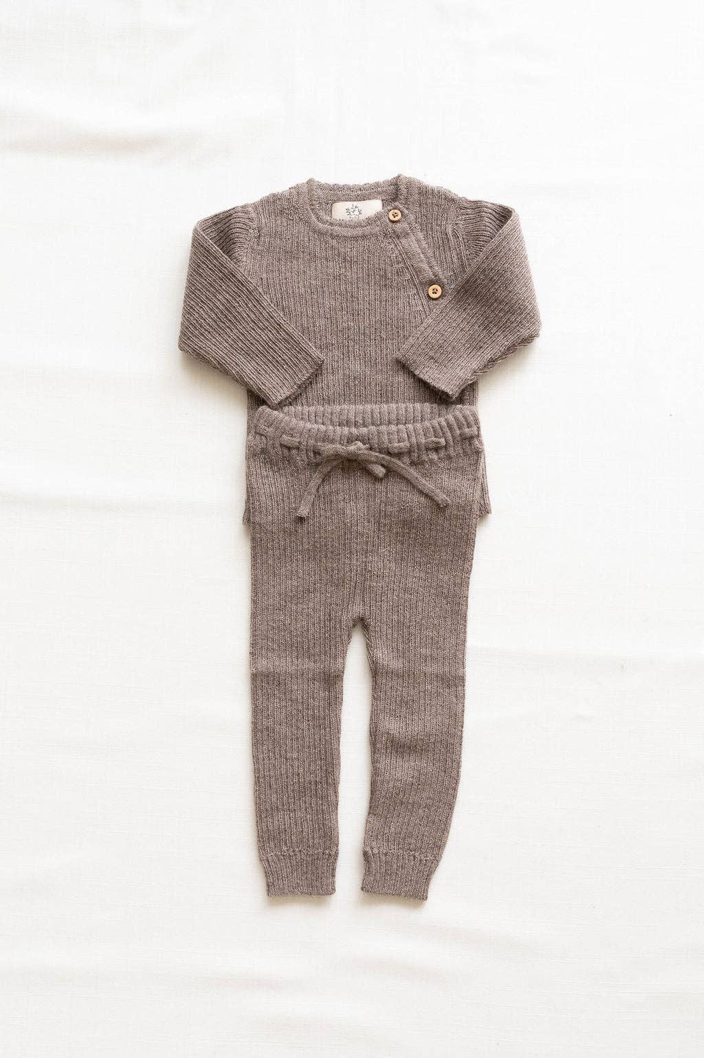 Baby alpaca pants - oat: 6/12