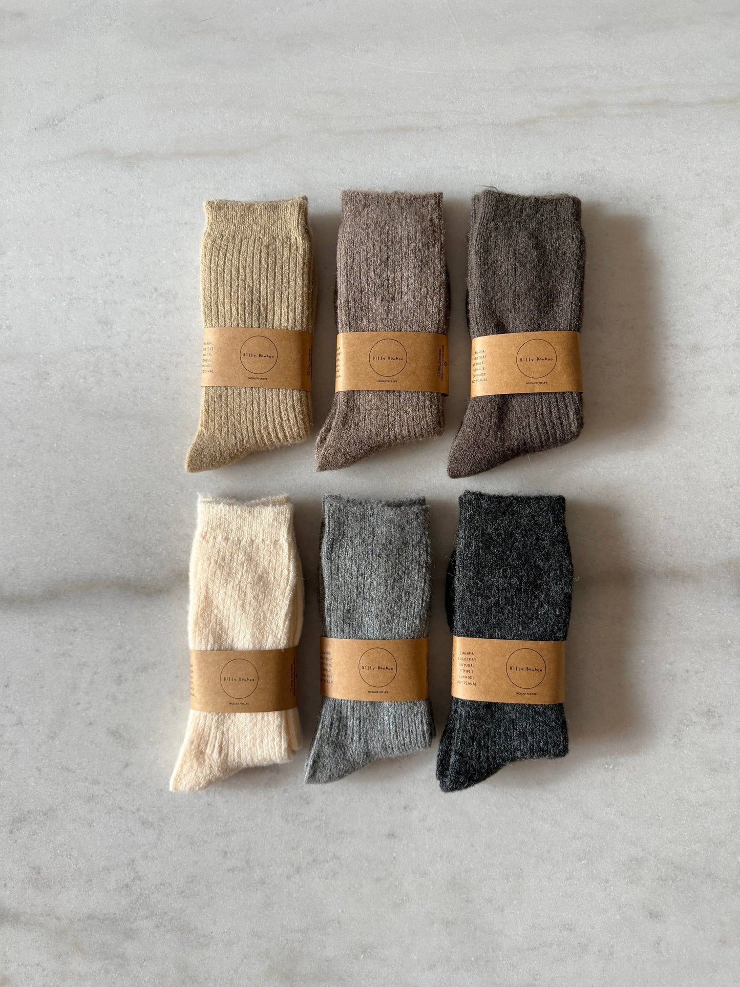 ALPACA CABIN SOCKS: Brownie / S/M: Women’s  5 - 9 , Men’s 4 - 8.5