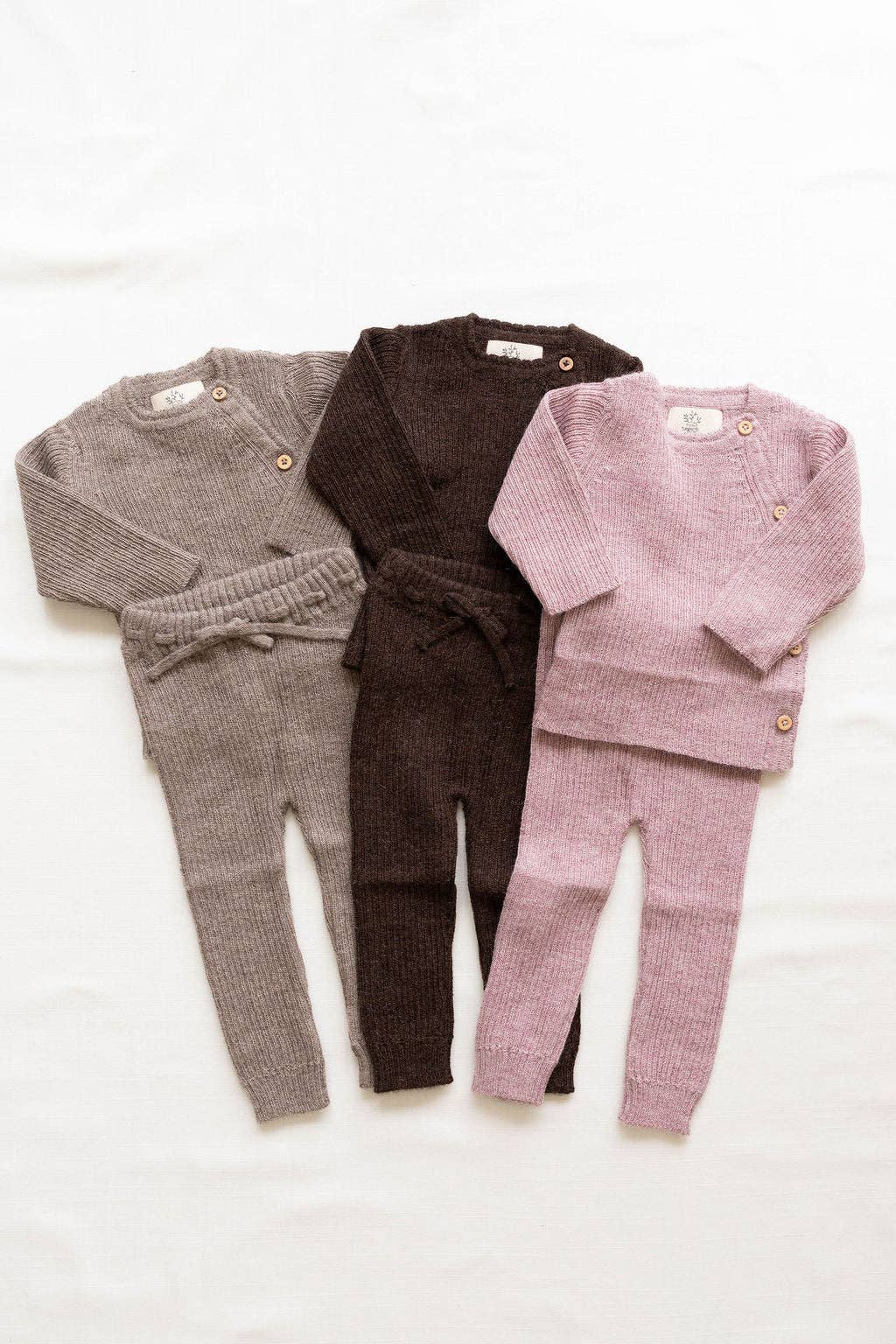 Baby alpaca pants - chestnut: 6/12