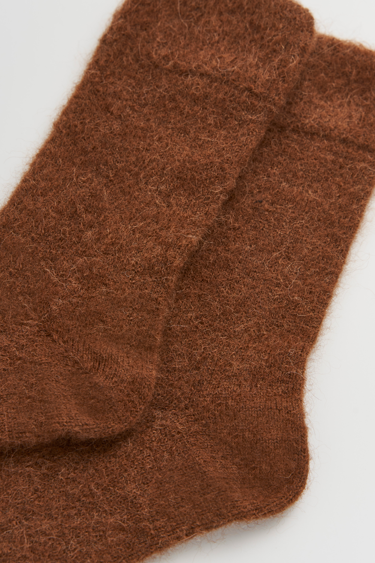 Chestnut Brown Ultra Soft Alpaca Socks: Medium (UK 8-10)