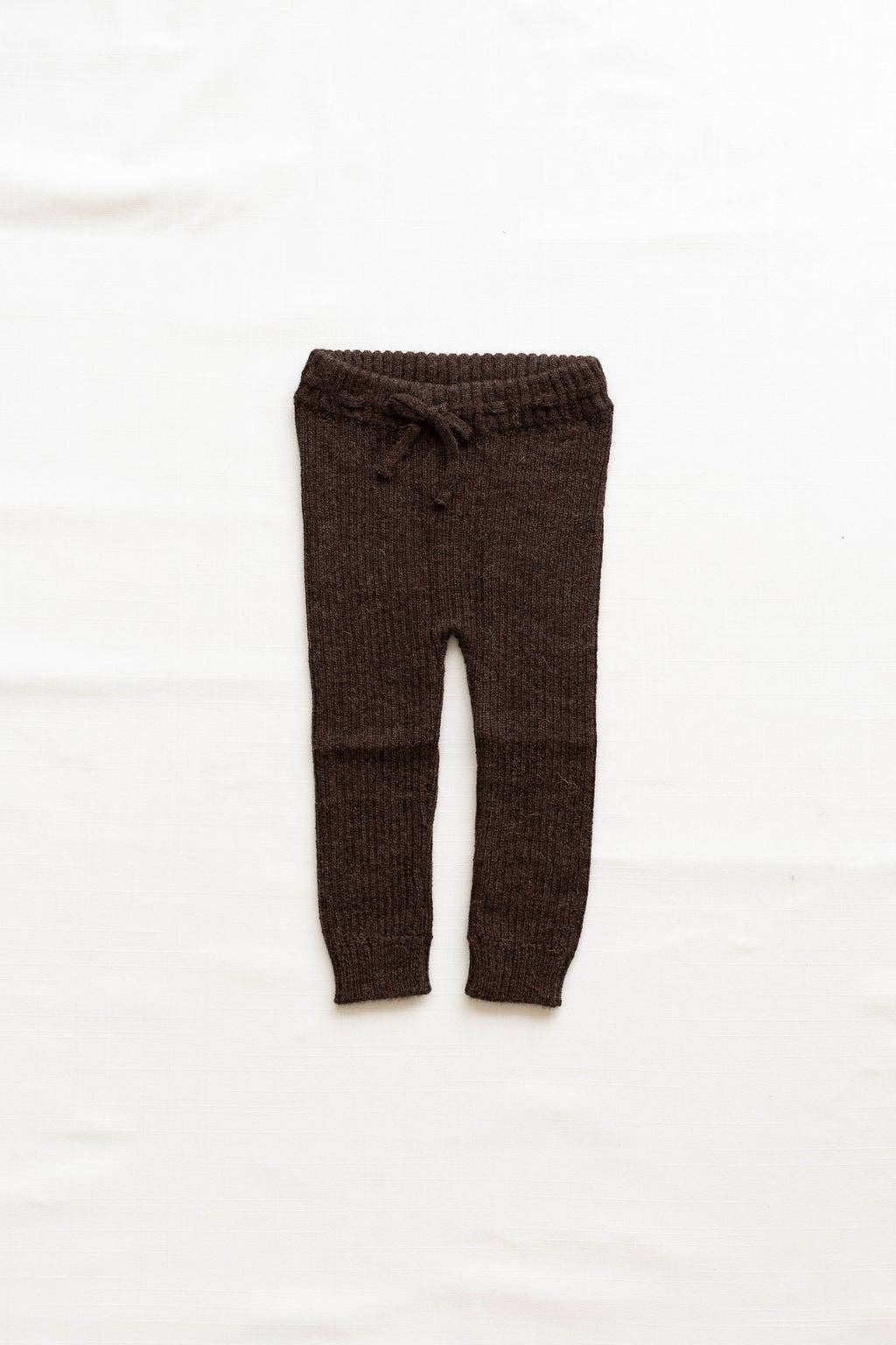 Baby alpaca pants - chestnut: 6/12